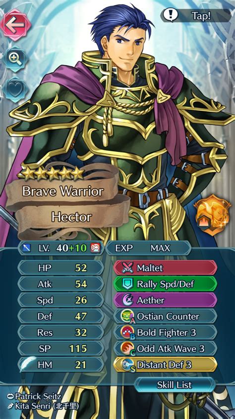 Brave hector build - Heroes. Blue. Brave Hector Builds and Best IVs. This is a ratings and ranking page for the hero Hector - Brave Warrior in Fire Emblem Heroes (FEH). Read on to learn the best IVs (Individual Values), best builds (Inherit Skill), weapon refinement, stats at Lv 40, and more for Brave Hector.